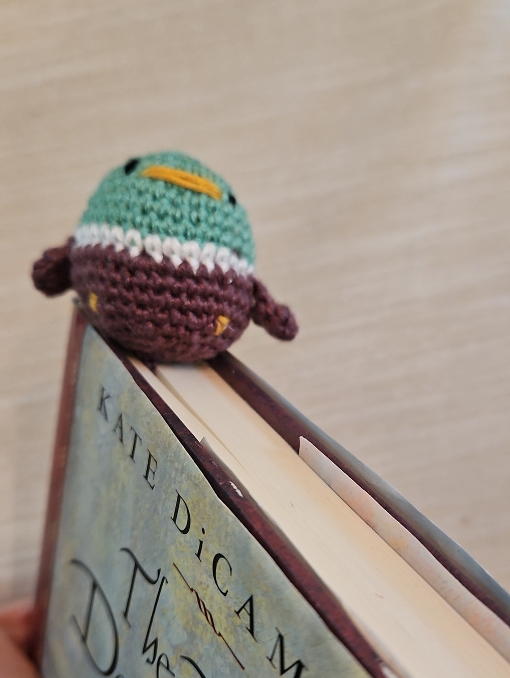 Crochet Duck Bookmark - Picture 2 of 5